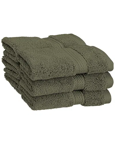Superior Solid 6pc Absorbent Face Egyptian Cotton Towel Set