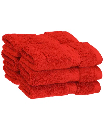 Superior Solid 6pc Absorbent Face Egyptian Cotton Towel Set