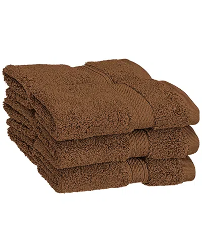 Superior Solid 6pc Absorbent Face Egyptian Cotton Towel Set