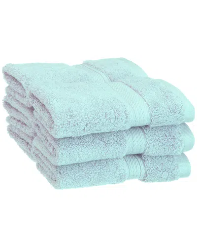 SUPERIOR SUPERIOR SOLID 6PC ABSORBENT FACE EGYPTIAN COTTON TOWEL SET