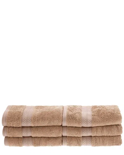 Superior Solid 6pc Hand Bamboo Towel Set