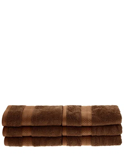 Superior Solid 6pc Hand Bamboo Towel Set