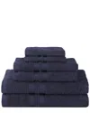 Superior Solid 12pc Soft Absorbent Towel Set