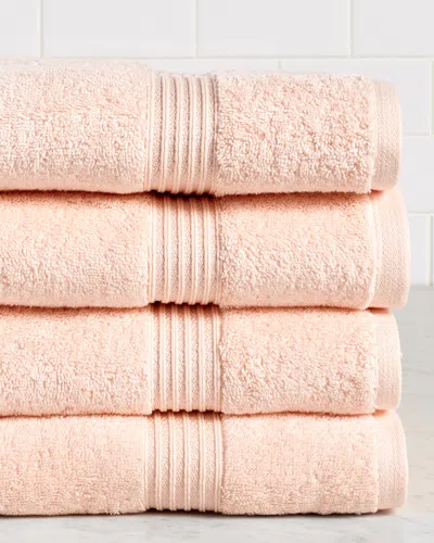 Superior Solid Absorbent 4pc Bath Egyptian Cotton Towel Set