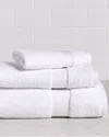 Superior Solid Absorbent Strong Zero-twist 3pc Towel Set