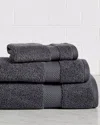 Superior Solid Absorbent Strong Zero-twist 3pc Towel Set