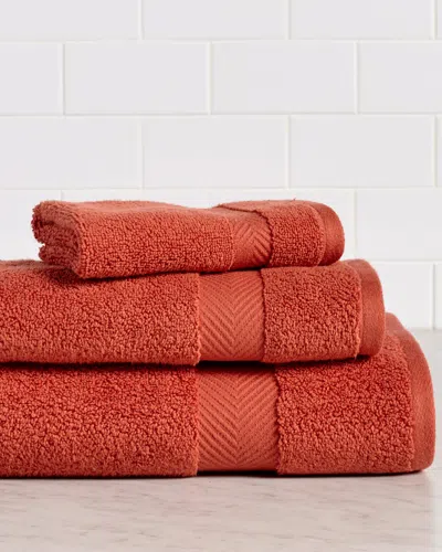 Superior Solid Absorbent Strong Zero-twist 3pc Cotton Towel Set