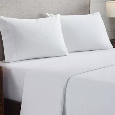 Superior Solid Cotton Flannel Heavyweight Warm Pillowcase In White