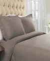 Superior Solid Duvet Cover Sets In Brown