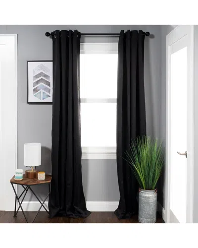 SUPERIOR SUPERIOR SOLID INSULATED THERMAL BLACKOUT GROMMET CURTAIN PANEL SET
