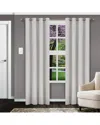 Superior Solid Insulated Thermal Blackout Grommet Curtain Panel Set