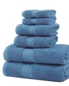 Superior Solid Long-staple Combed 6pc Towel Set