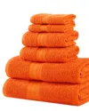 Superior Solid Long-staple Combed 6pc Towel Set
