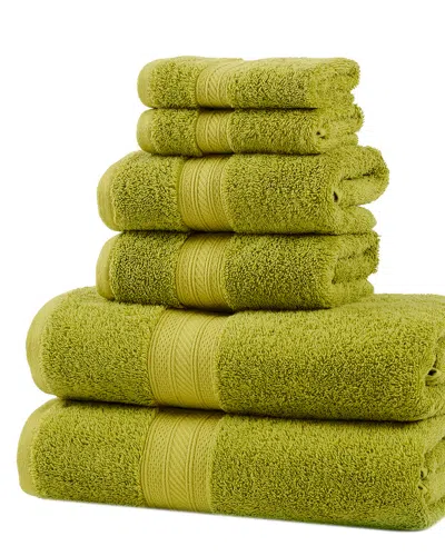 Superior Solid Long-staple Combed 6pc Towel Set