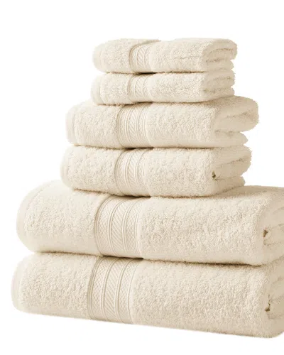 Superior Solid Long-staple Combed 6pc Cotton Towel Set