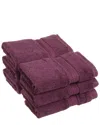 Superior Solid Luxury 6pc Face Towel Set