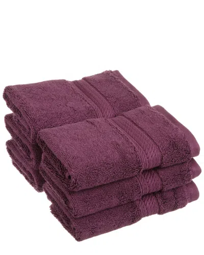 Superior Solid Luxury 6pc Face Towel Set