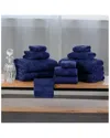 Superior Solid Organic 12pc Breathable Fast Drying Organic Cotton Towel Set