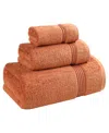 Superior Solid Quick Drying Egyptian Cotton 6 Piece Bath Towel Set In Brown