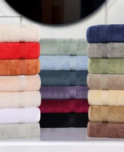 Superior Solid Quick Drying Egyptian Cotton Bath Towel Sets In Multi