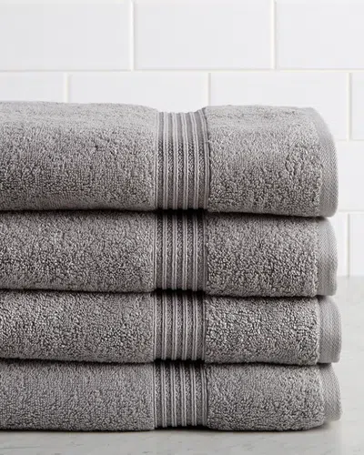 Superior Solid Soft 4pc Absorbent Bath Egyptian Cotton Towel Set