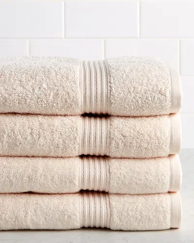 Superior Solid Soft 4pc Absorbent Bath Egyptian Cotton Towel Set