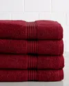 Superior Solid Soft 4pc Absorbent Bath Towel Set