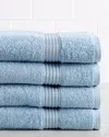 Superior Solid Soft 4pc Absorbent Bath Towel Set