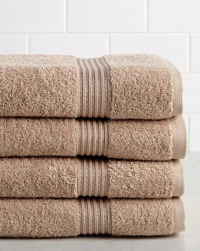 Superior Solid Soft 4pc Absorbent Bath Towel Set