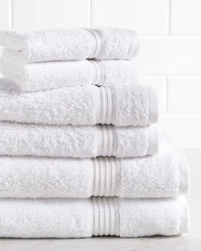 Superior Solid Soft 6pc Absorbent Egyptian Cotton Towel Set