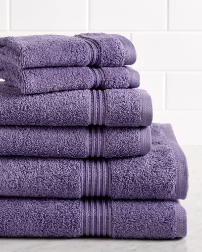 Superior Solid Soft 6pc Absorbent Towel Set