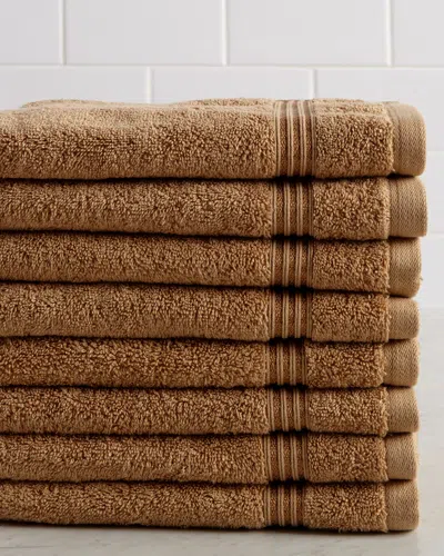 Superior Solid Soft 8pc Absorbent Hand Towel Set