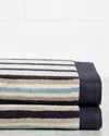 Superior Stripe 2pc Breathable Absorbent Bath Towel Set