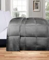 Superior Striped Down Alternative Comforter, Twin/twin Xl In Charcoal