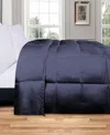 Superior Striped Down Alternative Comforter, Twin/twin Xl In Navy Blue