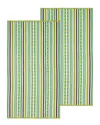 Superior Striped Oversized 2pc Beach Towel Set