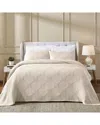 Superior Tanta Medium Weight Crinkle Woven Coverlet In White
