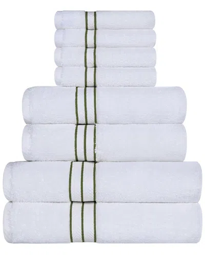 Superior Turkish Highly Absorbent 8pc Turkish Cotton Towel Set