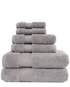 Superior Turkish Highly Absorbent Solid 6pc Ultra-plush Towel Set
