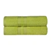 Superior Ultra Soft 2-pc Cotton Bath Sheet Set 2-pc. Bath Sheet In Green