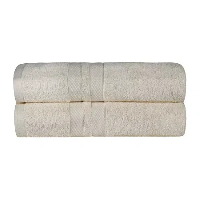 Superior Ultra Soft 2-pc Cotton Bath Sheet Set 2-pc. Bath Sheet In White