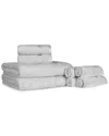 Superior Ultra Soft Assorted 8pc Absorbent Towel Set In Silver
