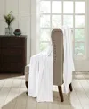 Superior Ultra-soft Textured Weave Blanket, Twin In White