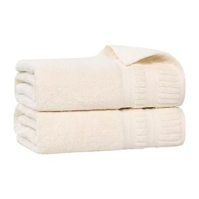 Superior Venice Collection | 100% Cotton 2-pc. Bath Sheet In White