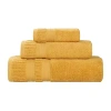 Superior Venice Collection | 100% Cotton 3-pc. Quick Dry Solid Bath Towel Set In Yellow