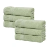 Superior Venice Collection | 100% Cotton 6-pc. Hand Towel In Green
