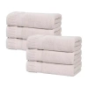 Superior Venice Collection | 100% Cotton 6-pc. Hand Towel In Silver