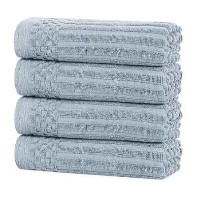 Superior Venice Collection | 6-pc. Solid Hand Towel In Blue