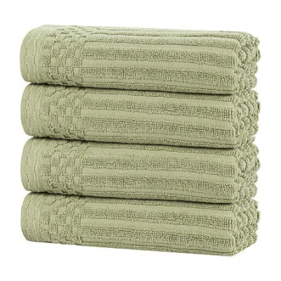 Superior Venice Collection | 6-pc. Solid Hand Towel In Green