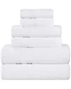 Superior Venice Zero Twist Cotton Medium Weight Soft Absorbent 6pc Towel Set
